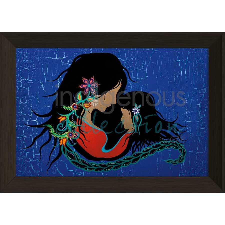 Ntutji'j (Mother & Daughter) by artist Tracey Metallic - Mi'gmaq. Indigenous Collection