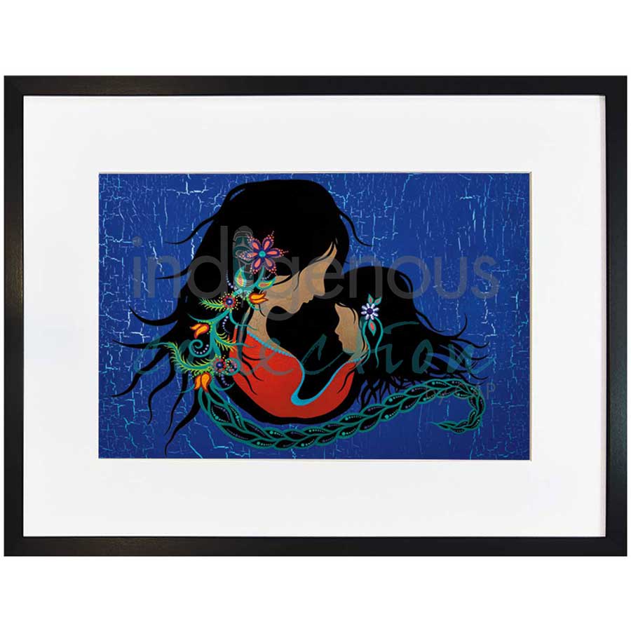 Ntutji'j (Mother & Daughter) by artist Tracey Metallic - Mi'gmaq. Indigenous Collection