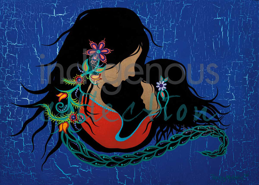 Ntutji'j (Mother & Daughter) by artist Tracey Metallic