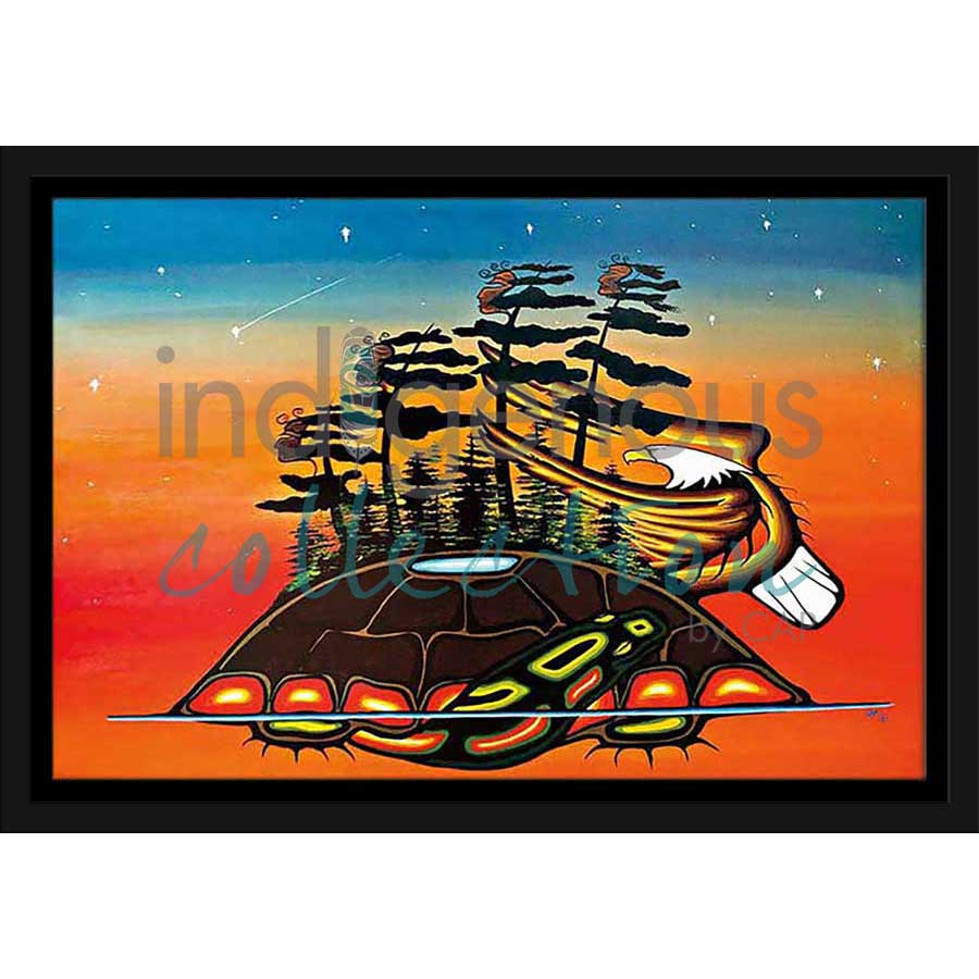 Mother Earth by artist William Monague - Ojibway. Indigenous Collection