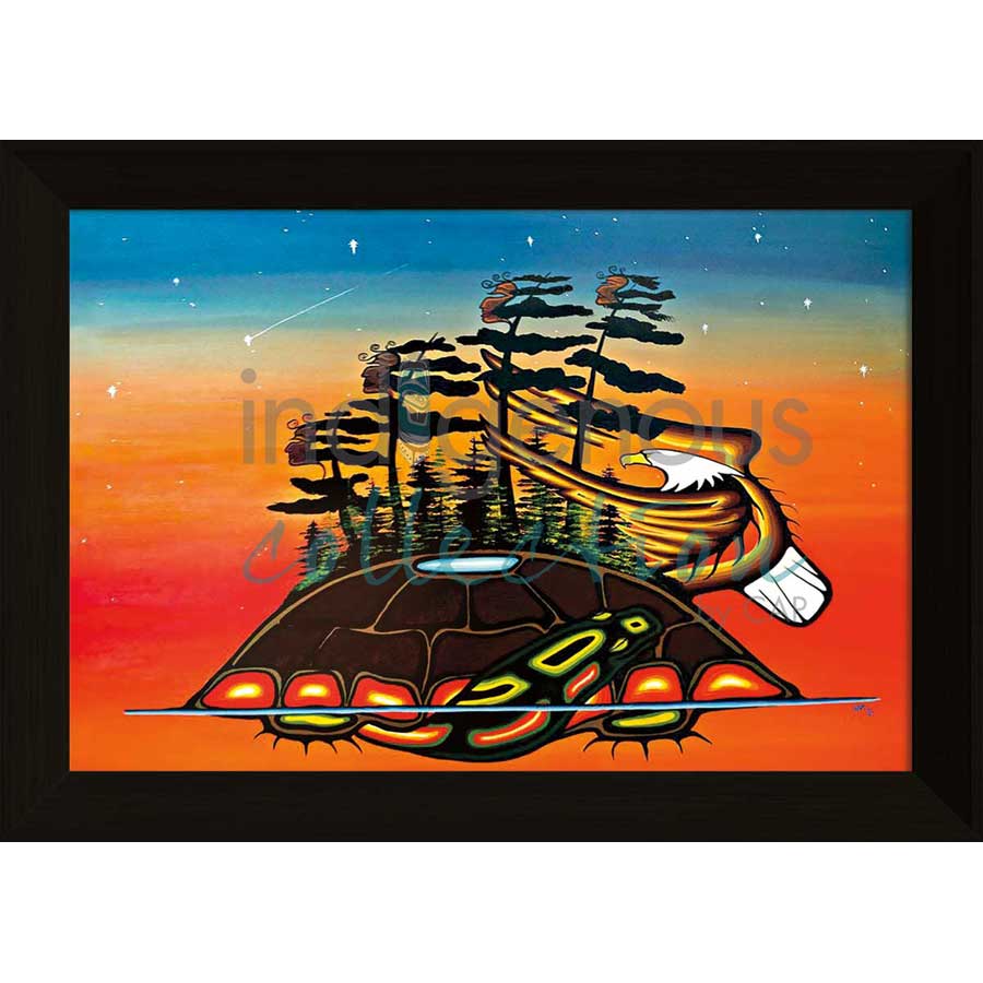 Mother Earth by artist William Monague - Ojibway. Indigenous Collection