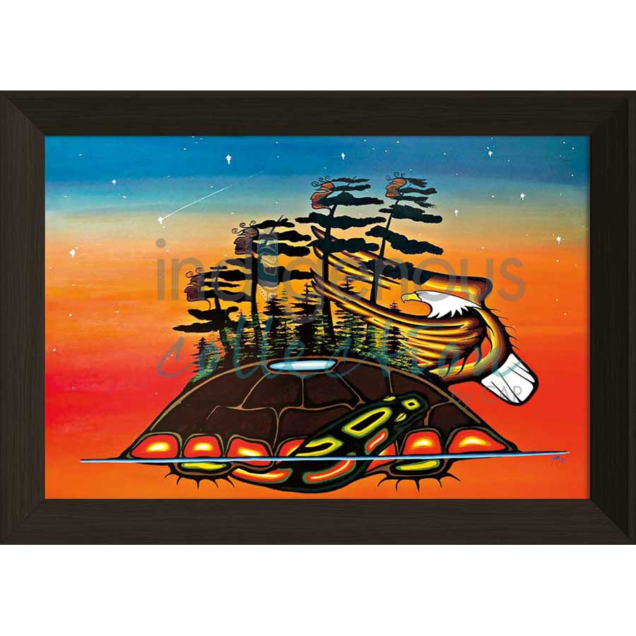 Mother Earth by artist William Monague - Ojibway. Indigenous Collection