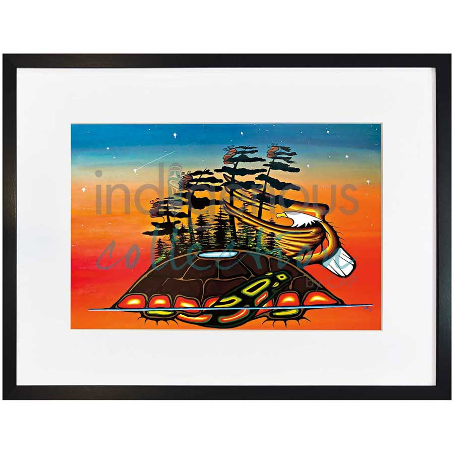 Mother Earth by artist William Monague - Ojibway. Indigenous Collection