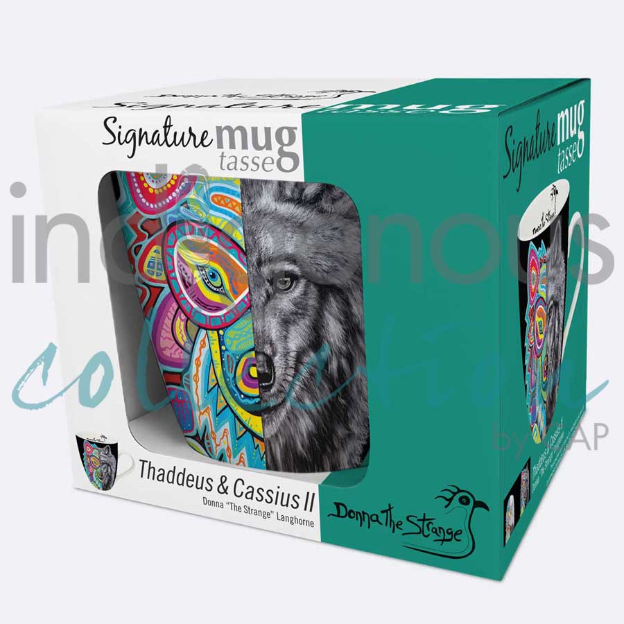 Thaddeus 18 oz. Signature Mug by artist Donna "The Strange" Langhorne