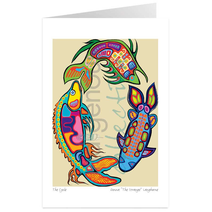 The Cycle by artist Donna "The Strange" Langhorne