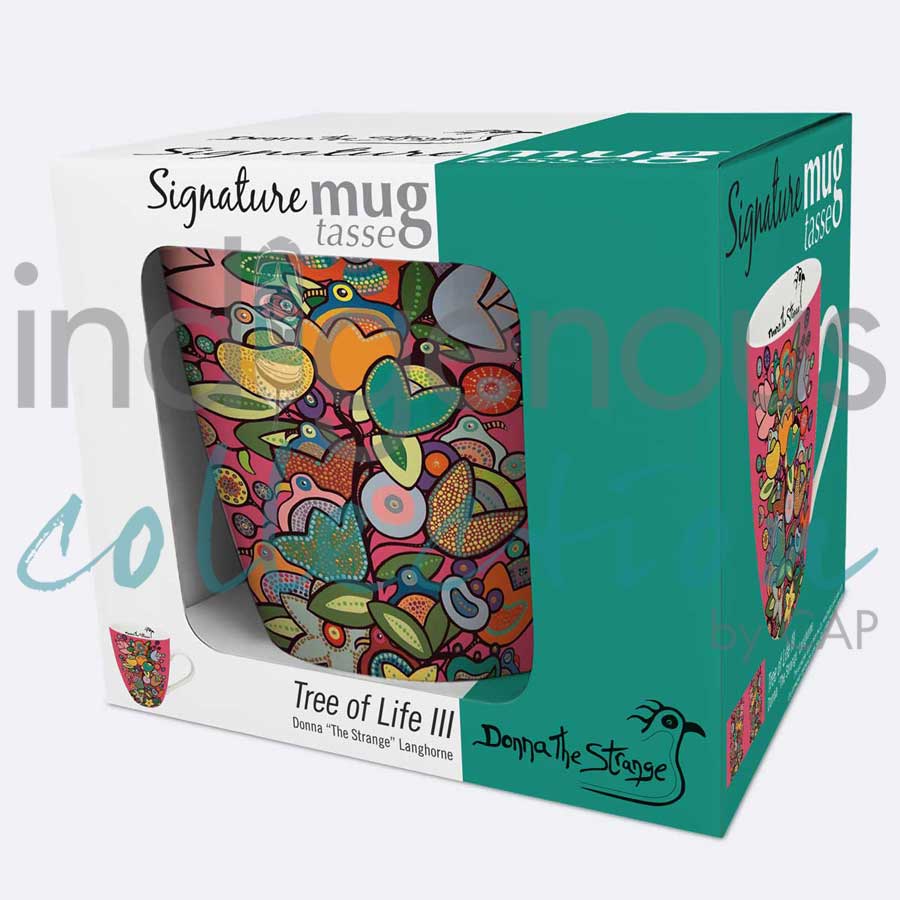 Tree of Life III 18 oz. Signature Mug by artist Donna "The Strange" Langhorne