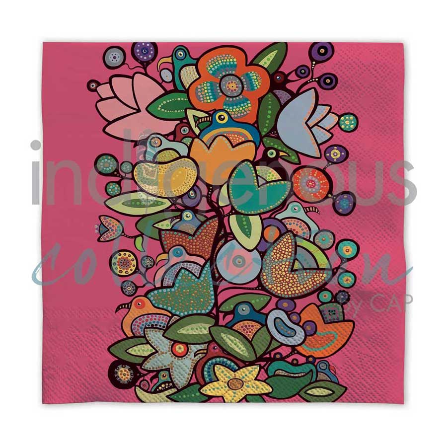 Tree of Life III napkins by artist Donna "The Strange" Langhorne