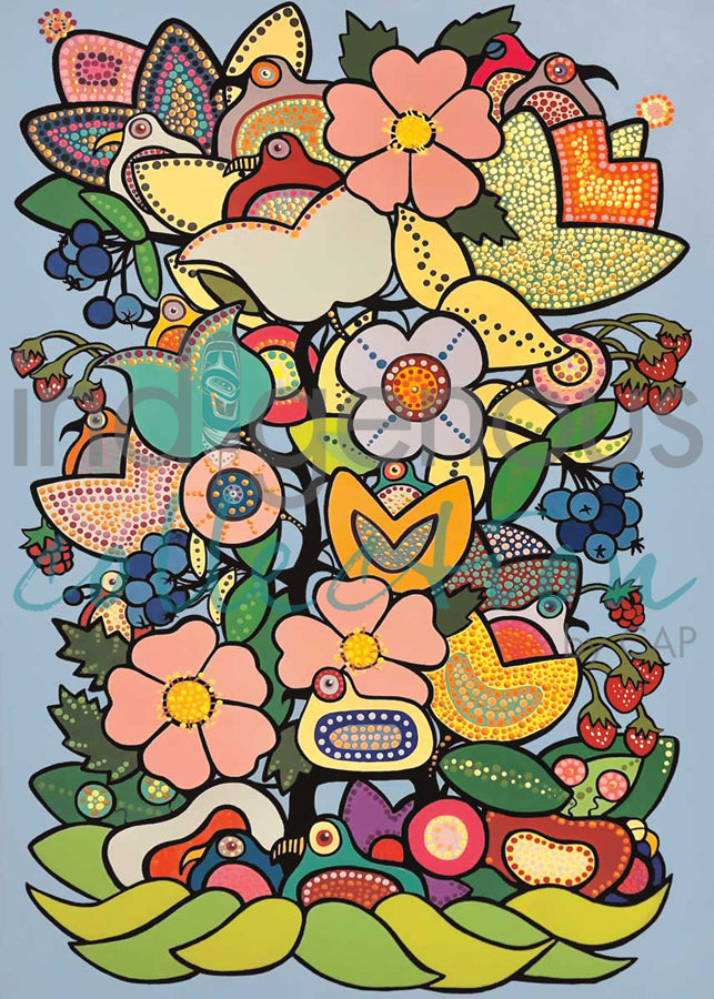 The Gathering I by artist Donna "The Strange" Langhorne