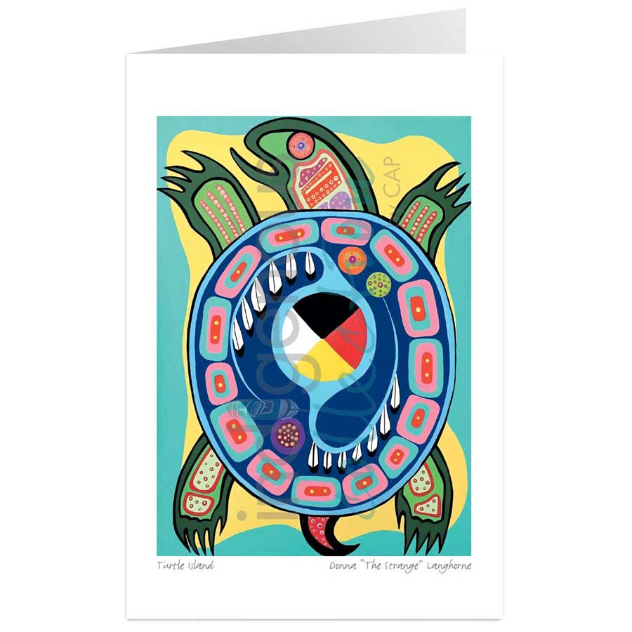 Turtle Island by artist Donna "The Strange" Langhorne