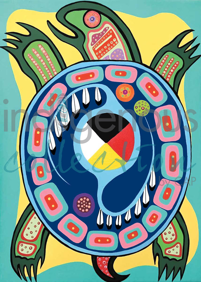 Turtle Island by artist Donna "The Strange" Langhorne