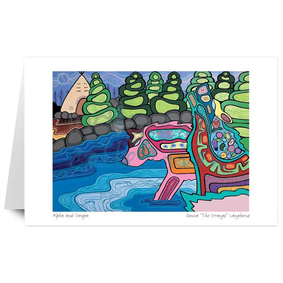 Alpha and Omega by artist Donna "The Strange" Langhorne