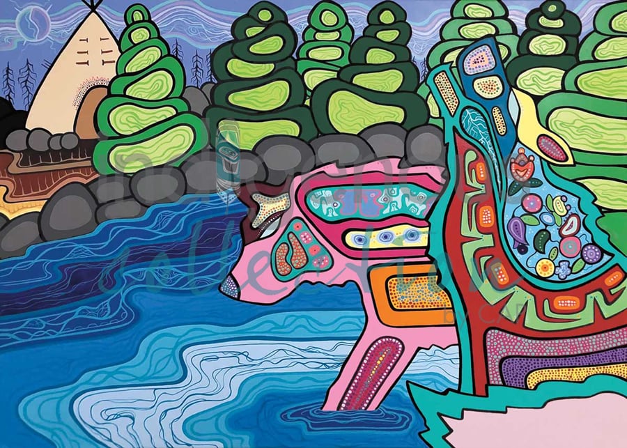 Alpha and Omega by artist Donna "The Strange" Langhorne