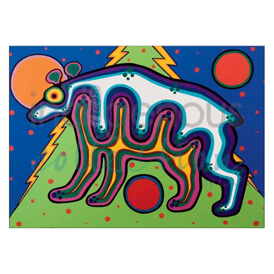 Bear Walking in Creation Canvas Prints