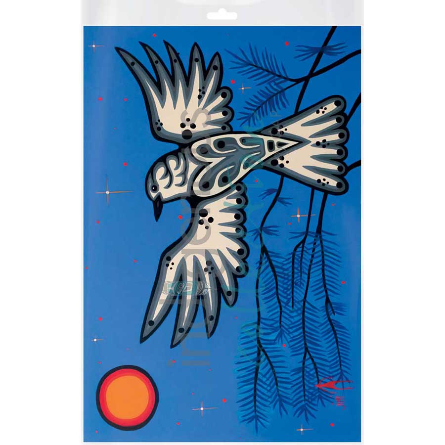 Winter Breeze by artist Jim Oskineegish - Ojibway. Indigenous Collection