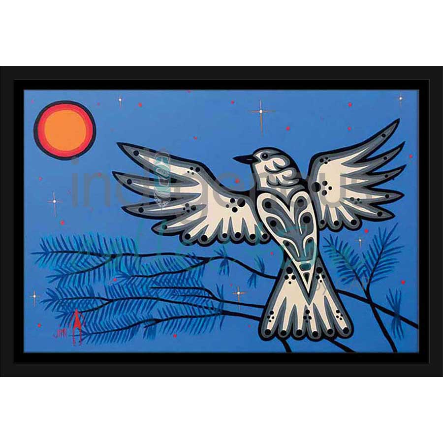Winter Breeze by artist Jim Oskineegish - Ojibway. Indigenous Collection