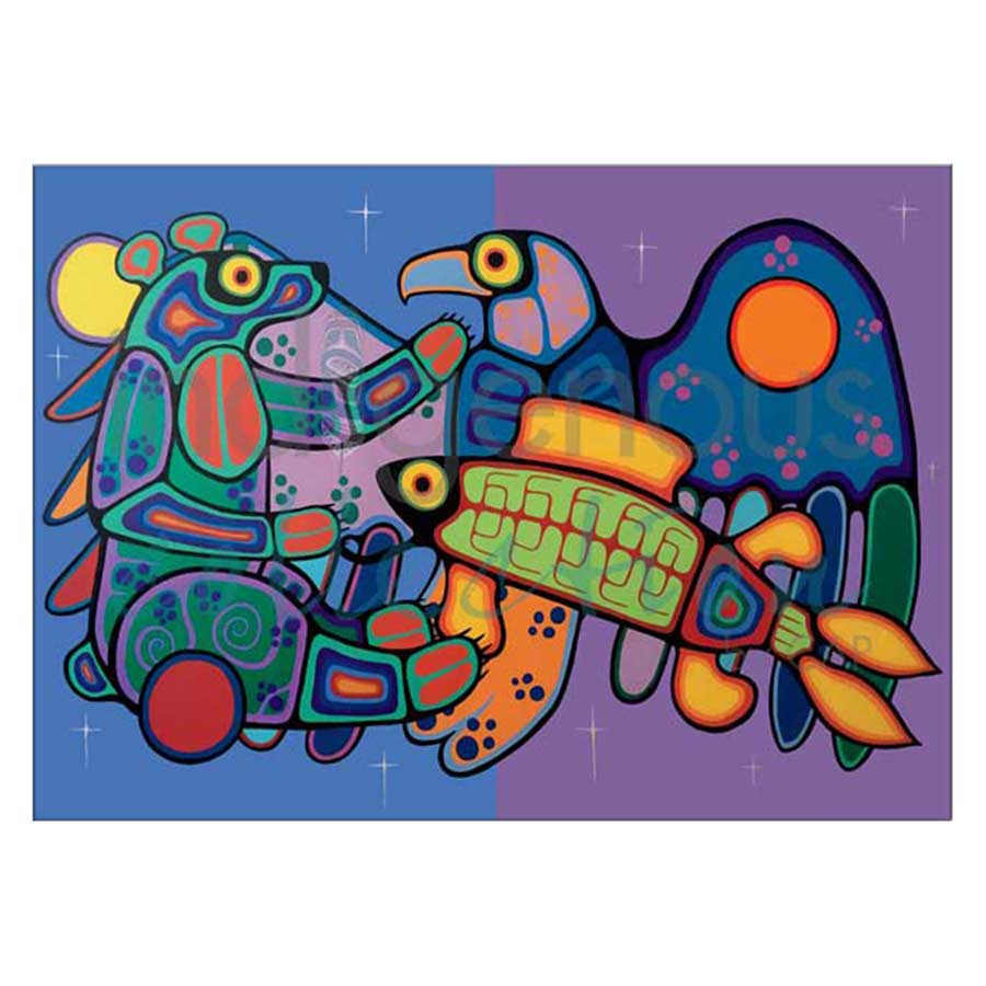 Three Clans Meet Again Canvas Prints