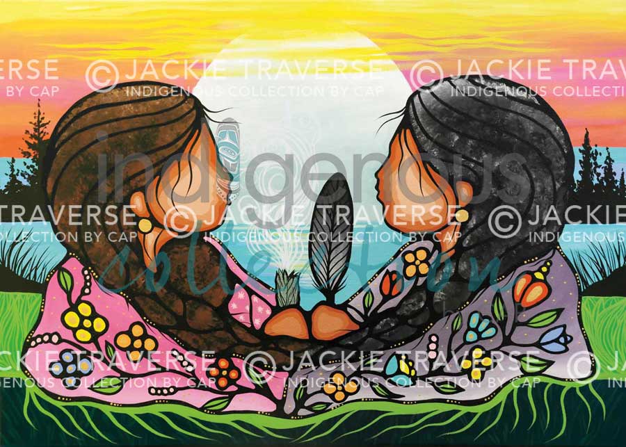 Sharing Knowledge by artist Jackie Traverse