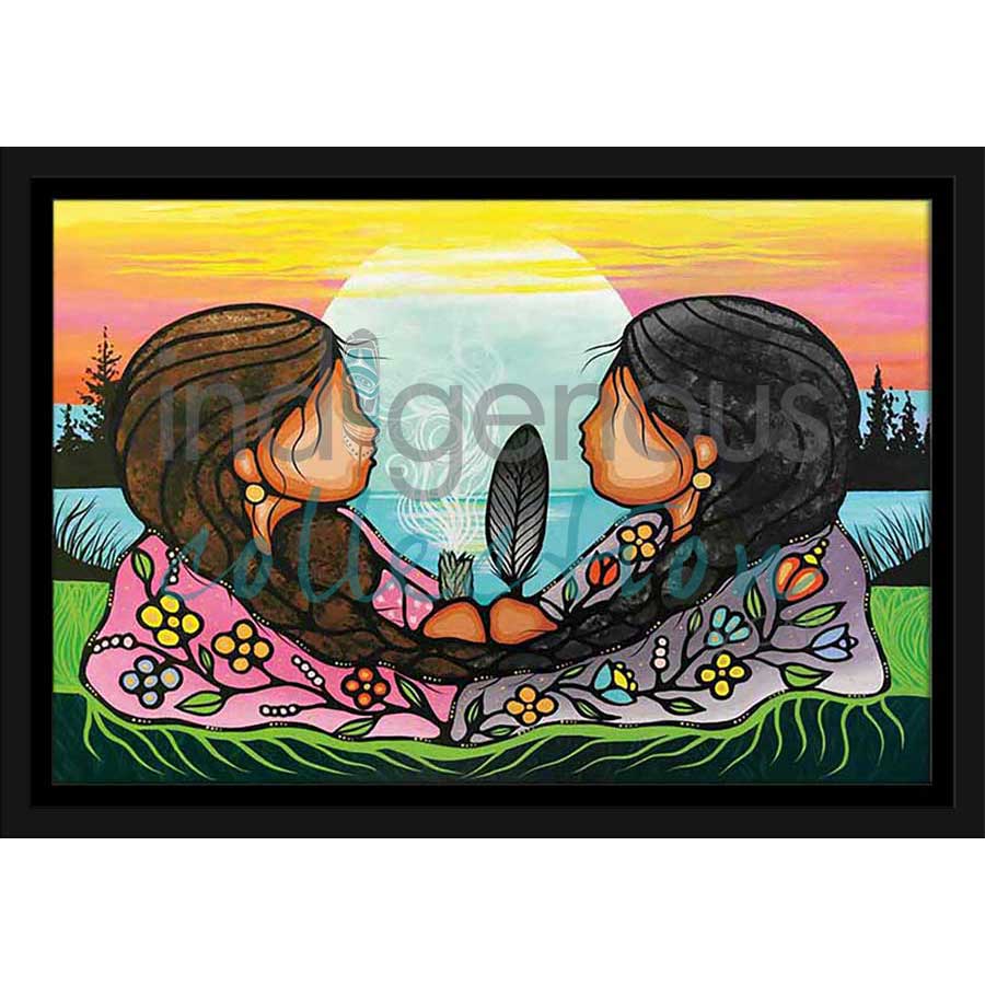 Sharing Knowledge by artist Jackie Traverse - Anishinaabe. Indigenous Collection