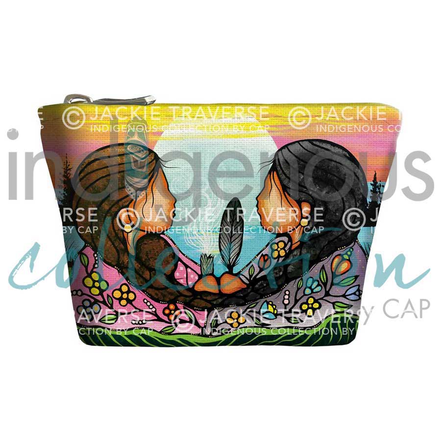 Sharing Knowledge Coin Purse by artist Jackie Traverse