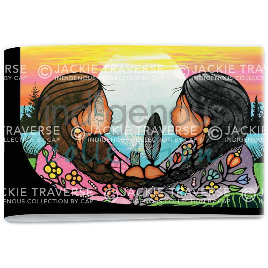 Sharing Knowledge Signature Notebook by artist Jackie Traverse