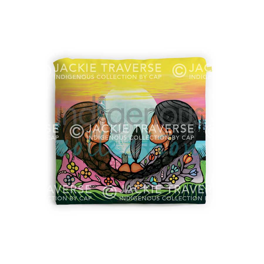 Sharing Knowledge Reusable Shopping Bag by artist Jackie Traverse