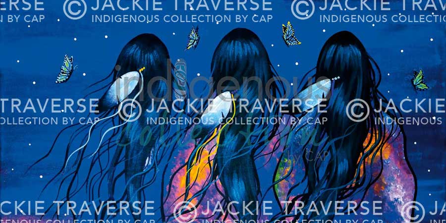 Three Sisters by artist Jackie Traverse
