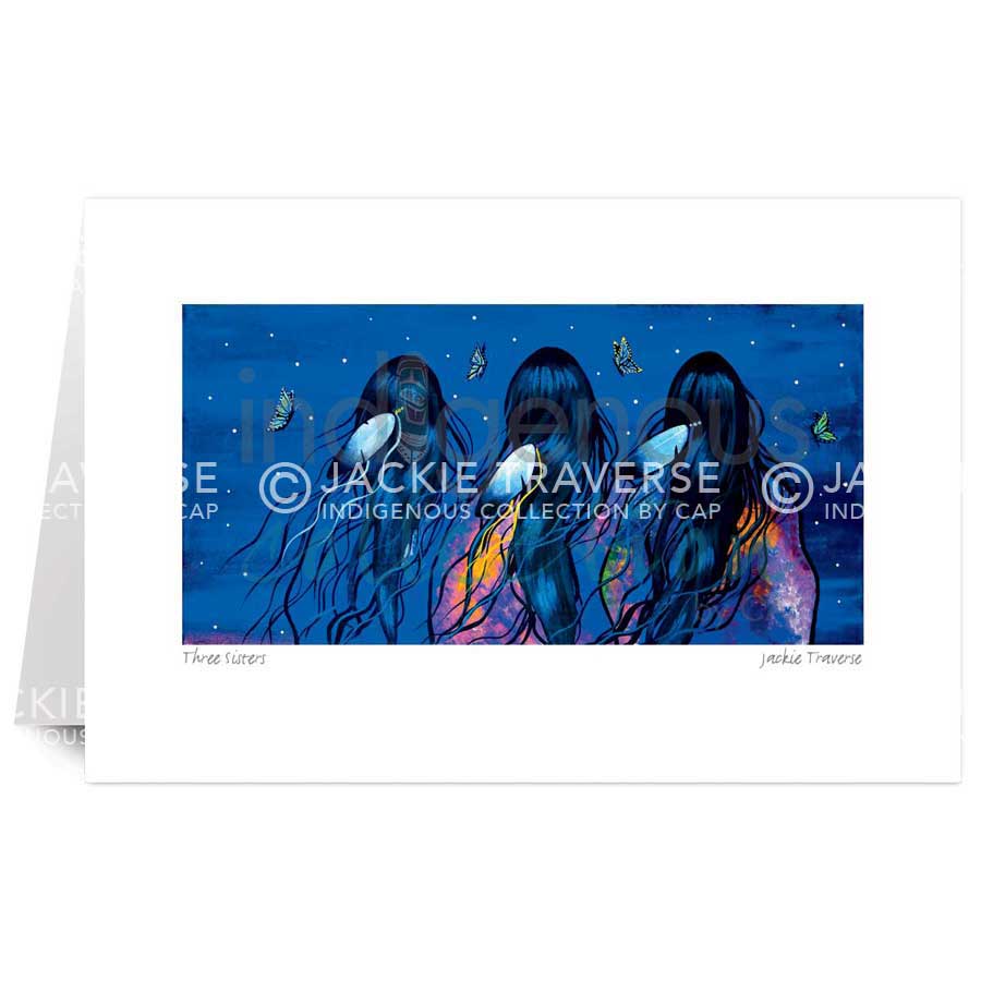 Three Sisters by artist Jackie Traverse