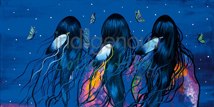 Three Sisters by artist Jackie Traverse