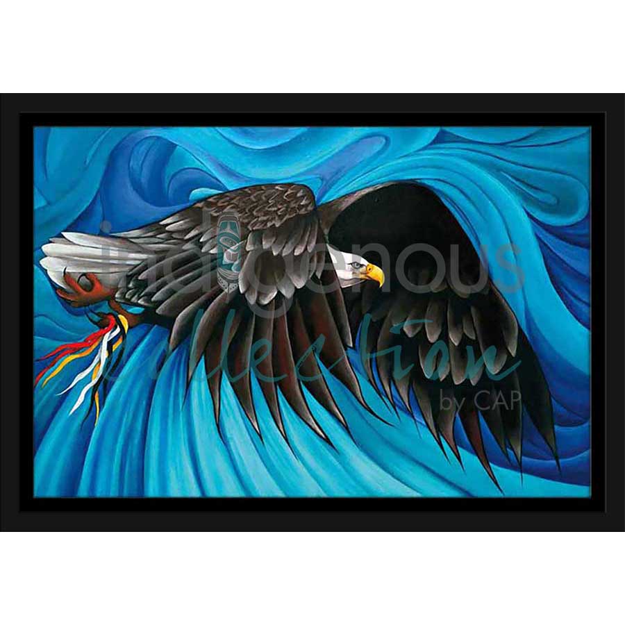 Between Two Worlds by artist Jackie Traverse - Anishinaabe. Indigenous Collection