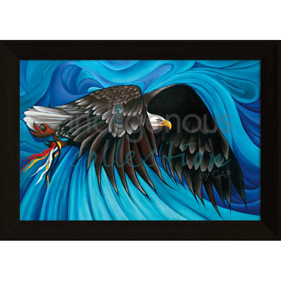 Between Two Worlds by artist Jackie Traverse - Anishinaabe. Indigenous Collection