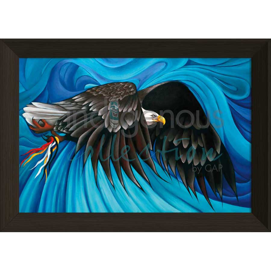 Between Two Worlds by artist Jackie Traverse - Anishinaabe. Indigenous Collection