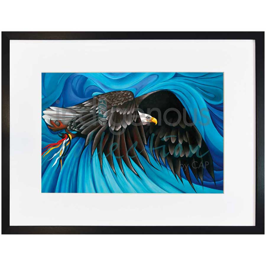 Between Two Worlds by artist Jackie Traverse - Anishinaabe. Indigenous Collection