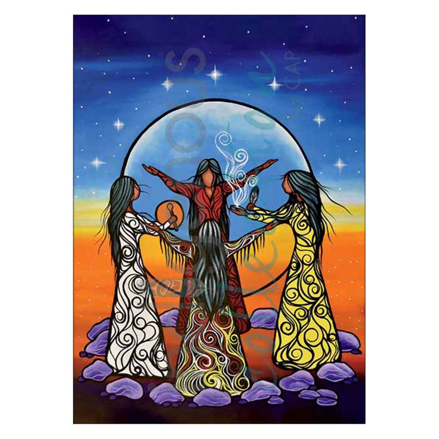 Full Moon Ceremony of the Four Nations Canvas Prints
