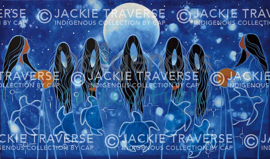 Full Moon Ceremony by artist Jackie Traverse