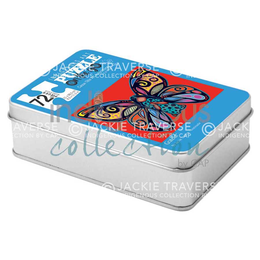 Grateful Puzzle - On The Go - 72 Pcs by artist Jackie Traverse. Indigenous Collection.