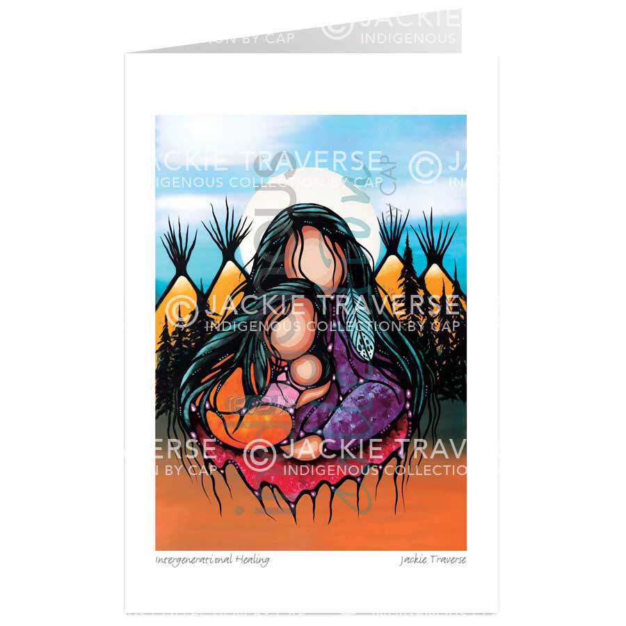 Intergenerational Healing by artist Jackie Traverse
