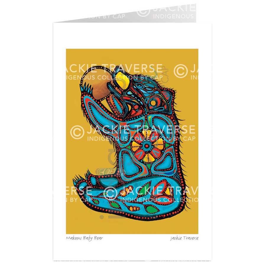 Makoons Baby Bear by artist Jackie Traverse