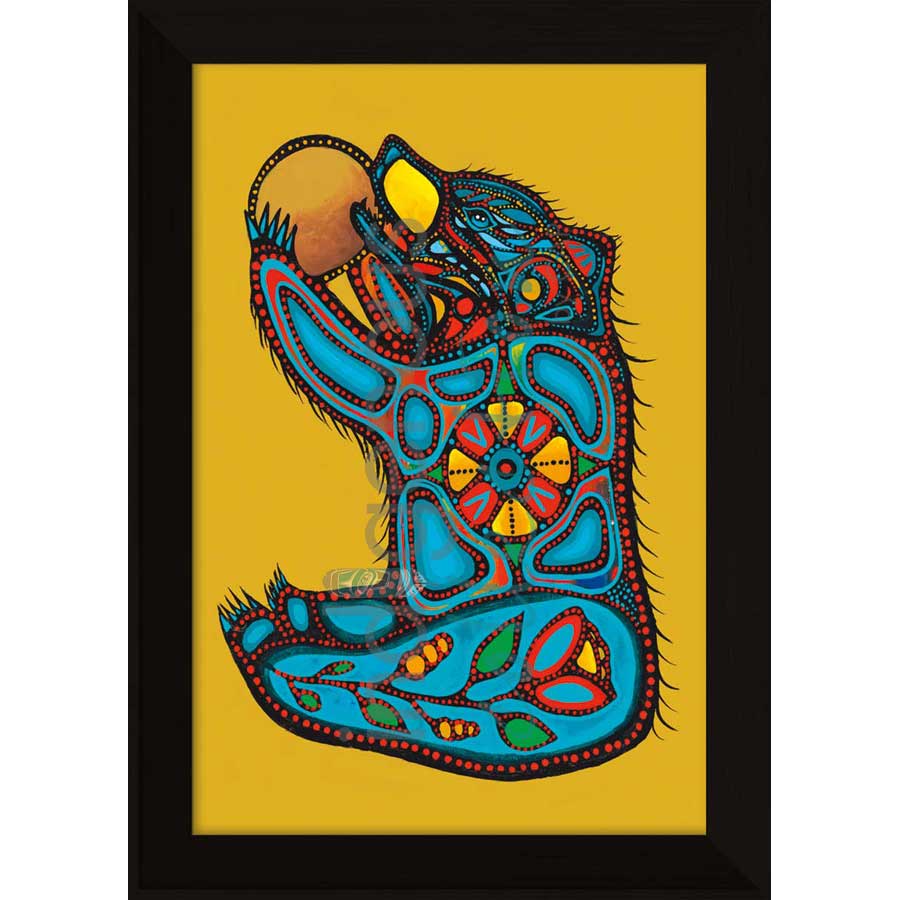 Makoons Baby Bear by artist Jackie Traverse - Anishinaabe. Indigenous Collection