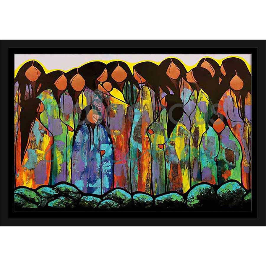 Where the Ancestors Meet by artist Jackie Traverse - Anishinaabe. Indigenous Collection