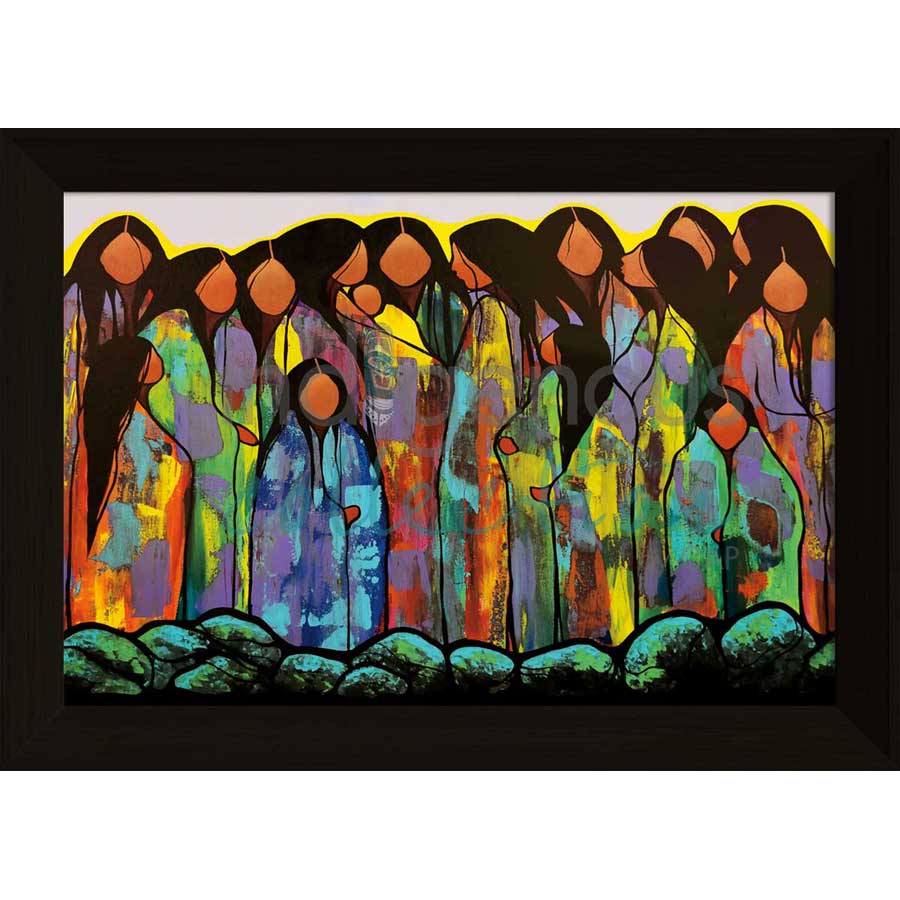 Where the Ancestors Meet by artist Jackie Traverse - Anishinaabe. Indigenous Collection