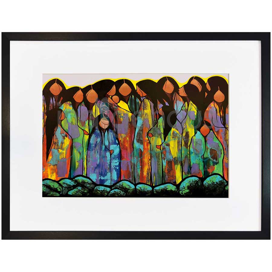 Where the Ancestors Meet by artist Jackie Traverse - Anishinaabe. Indigenous Collection