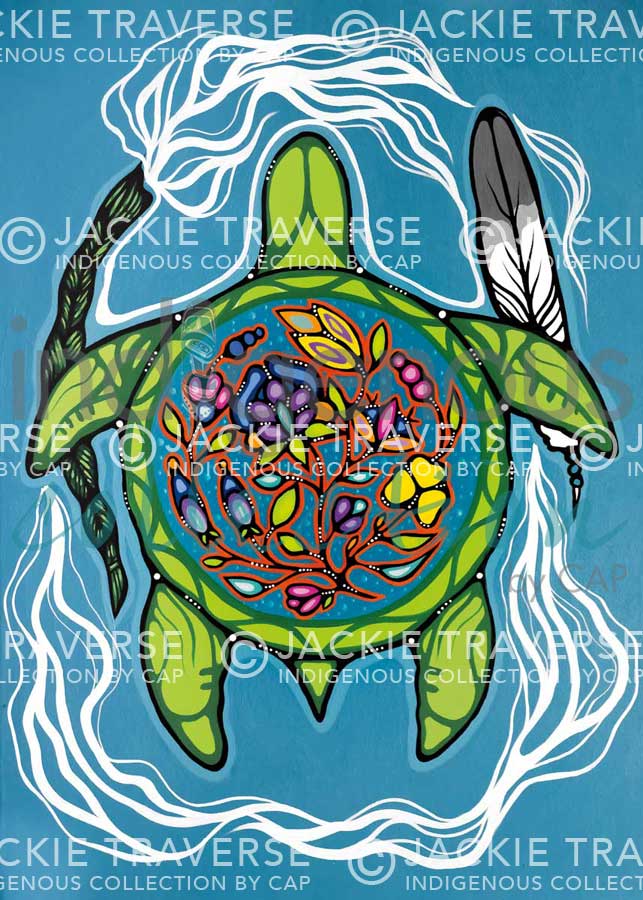 Prayers for Turtle Island by artist Jackie Traverse