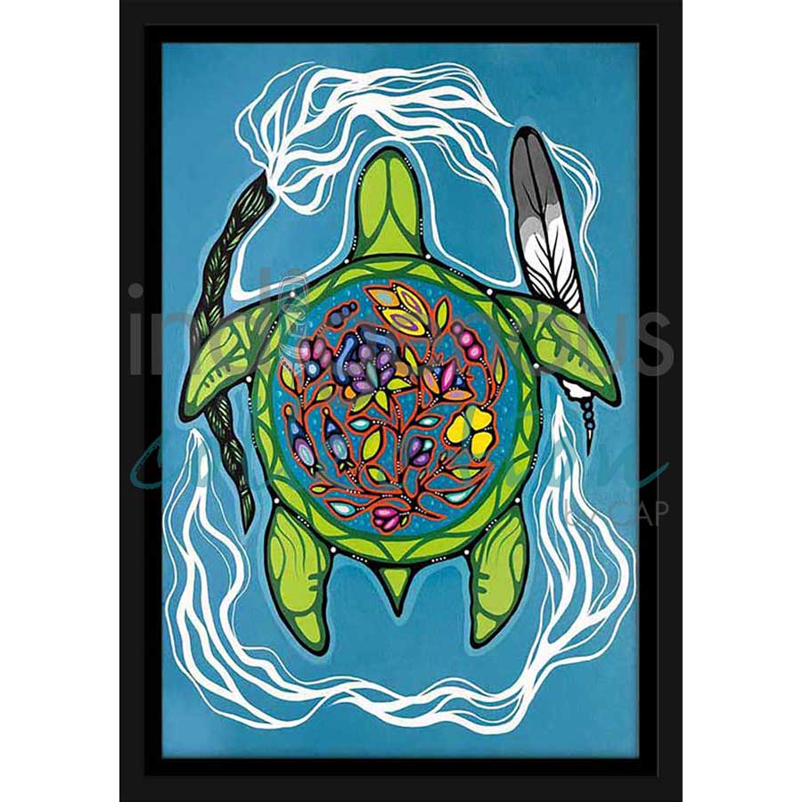 Prayers for Turtle Island by artist Jackie Traverse - Anishinaabe. Indigenous Collection
