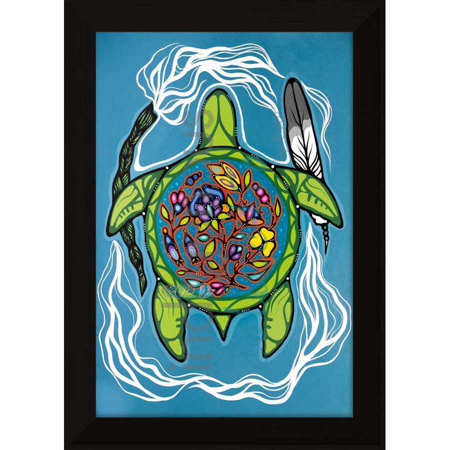 Prayers for Turtle Island by artist Jackie Traverse - Anishinaabe. Indigenous Collection