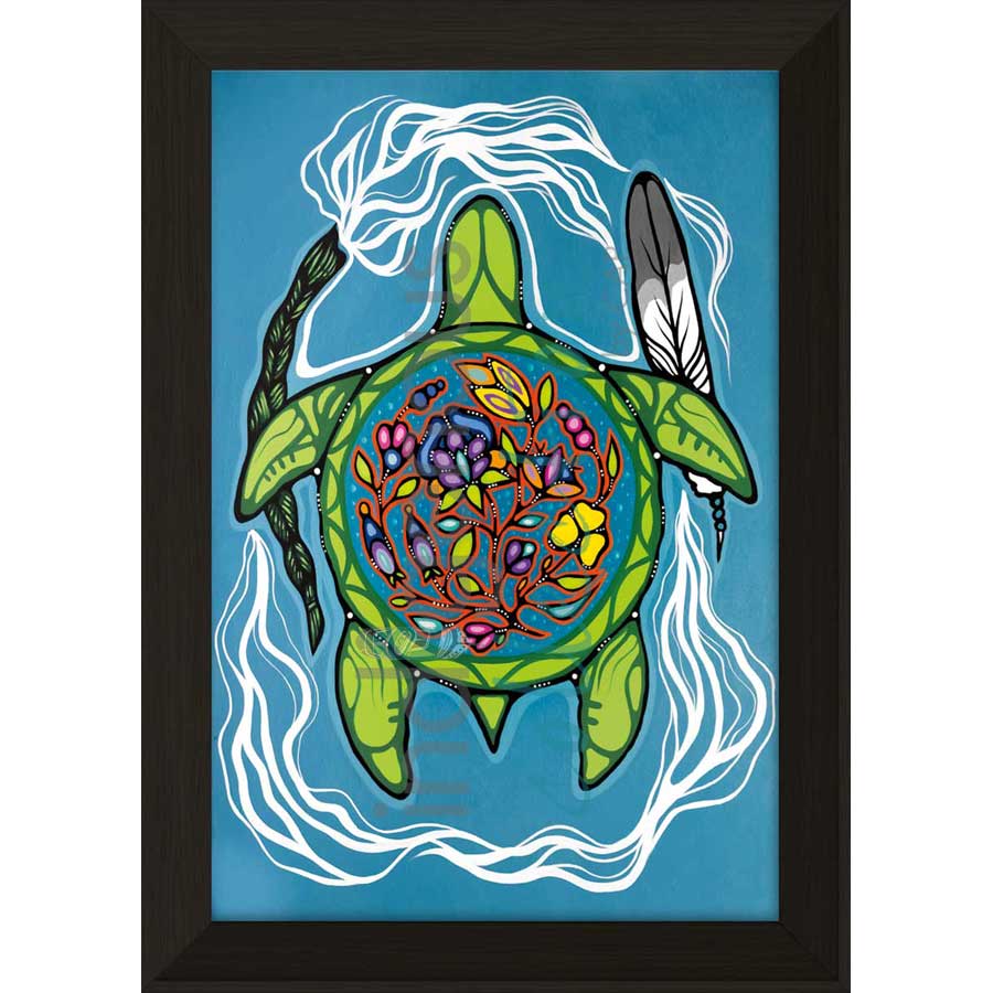 Prayers for Turtle Island by artist Jackie Traverse - Anishinaabe. Indigenous Collection