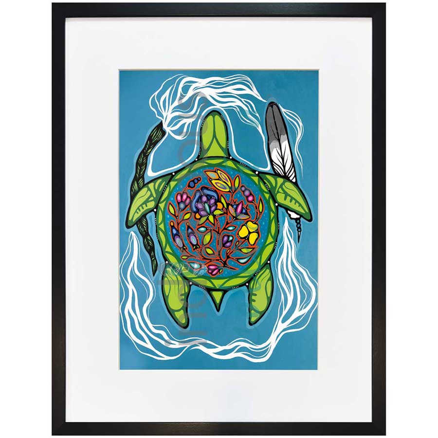 Prayers for Turtle Island by artist Jackie Traverse - Anishinaabe. Indigenous Collection