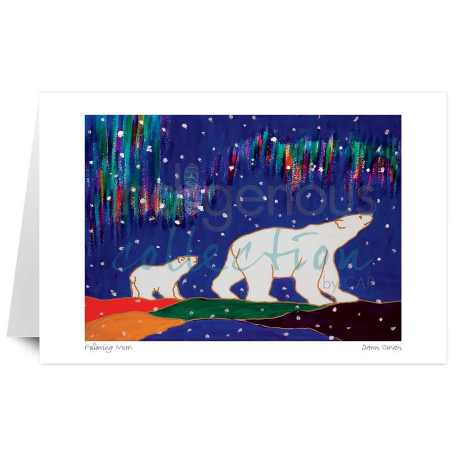 Following Mom by artist Dawn Oman