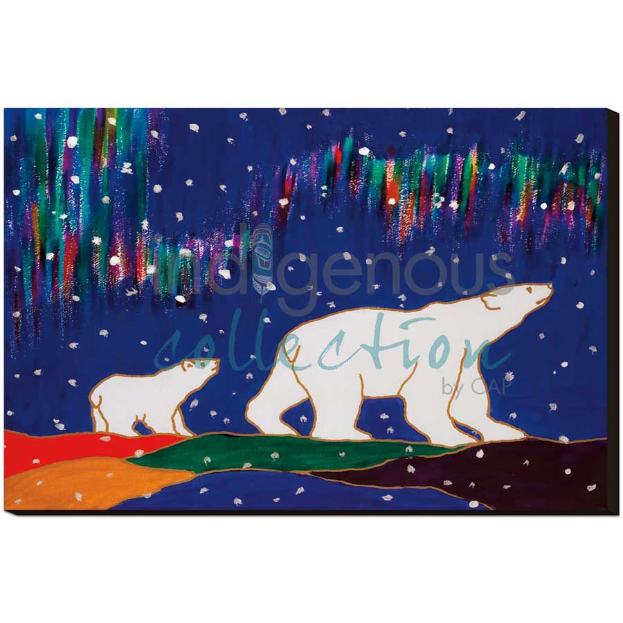 Following Mom by artist Dawn Oman - Denesuline (Chipewyan). Indigenous Collection