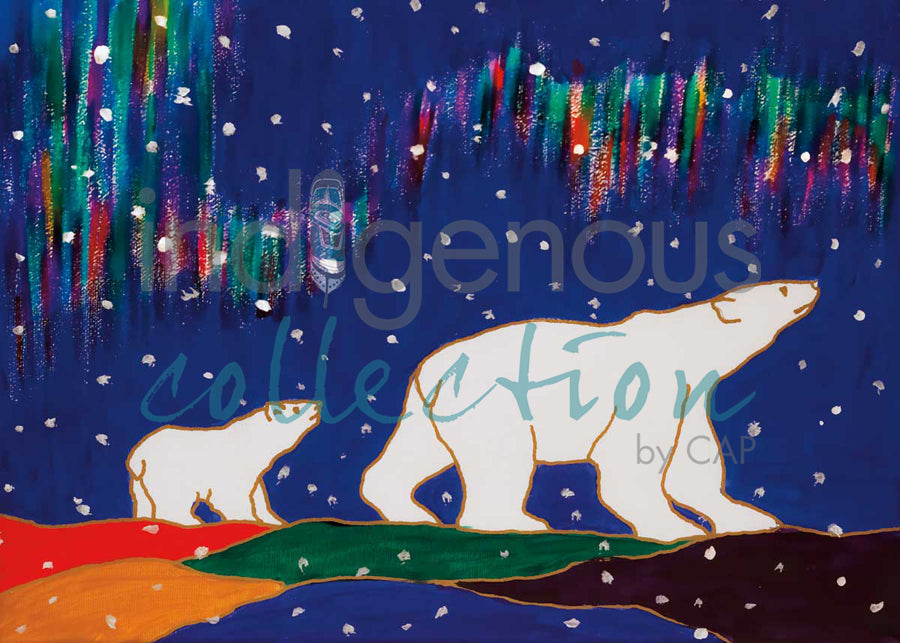 Following Mom by artist Dawn Oman