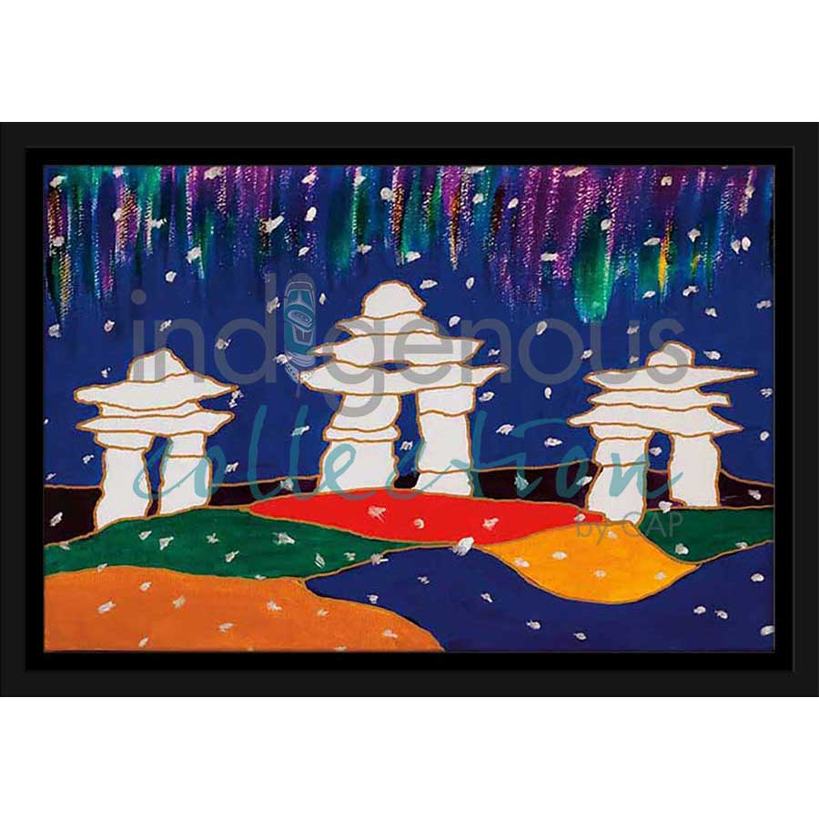 Aurora Guardians by artist Dawn Oman - Denesuline (Chipewyan). Indigenous Collection